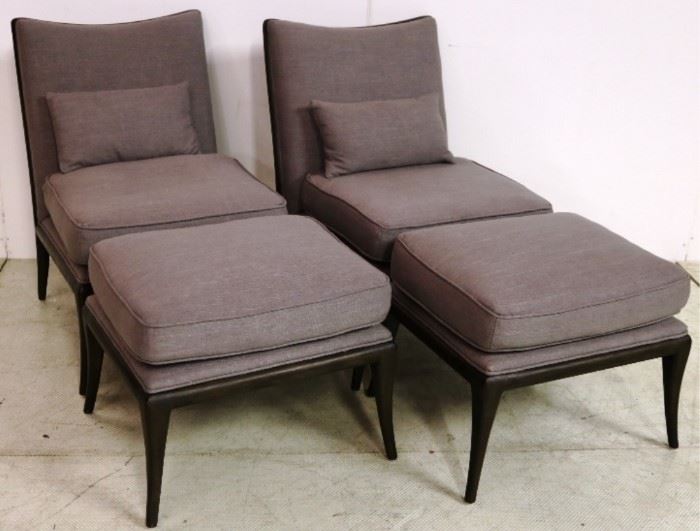 Sarreid chairs and ottomans