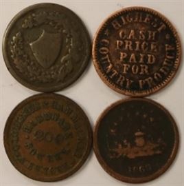 Civil war coins