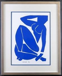 Set 3 Blue Nudes by Matisse