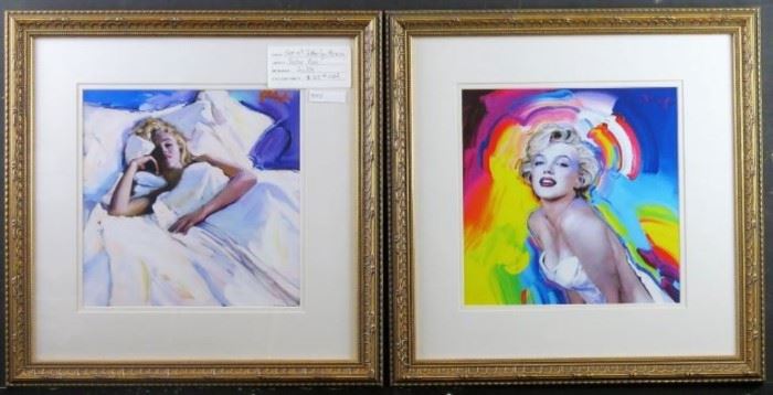 Marilyn Monroe giclees by Peter Max