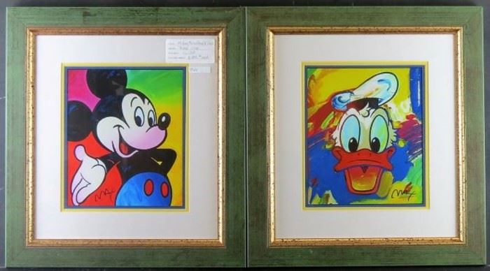 Mickey & Donald by Peter Max