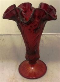 Fenton glass vase