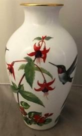 Garden Bird vase by Franklin Porcelain