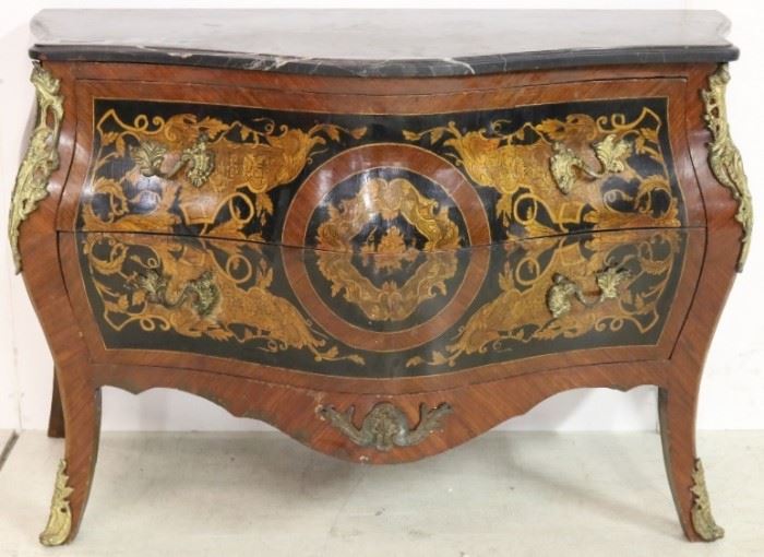 Gorgeous marble top French dresser