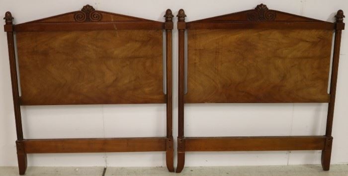 Vintage pair twin beds