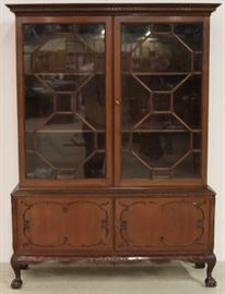 Unusual Chippendale cabinet
