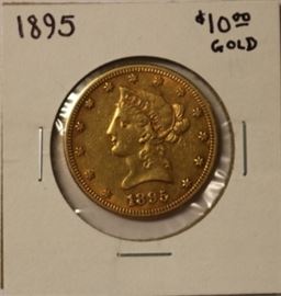 1895 $10 gold piece