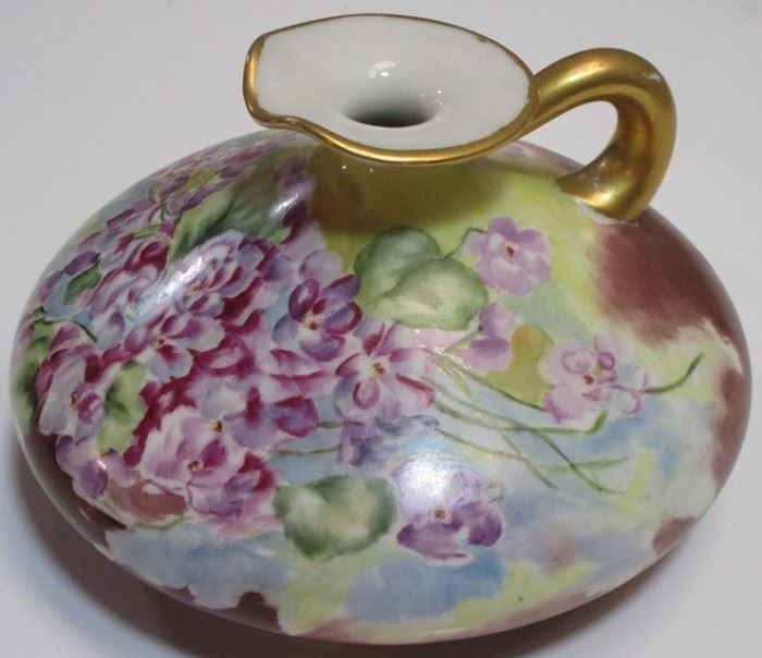 Limoges hand painted pitcher