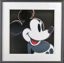 Mickey Mouse Giclee by Andy Warhol