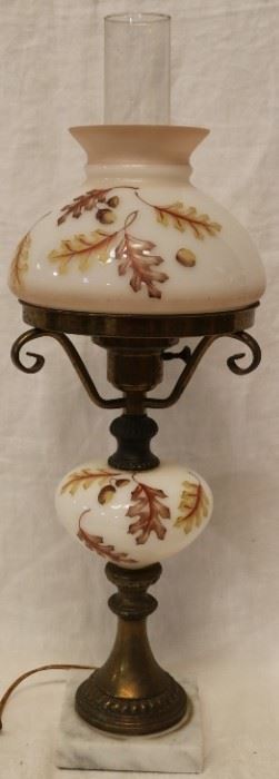 Vintage painted lamp