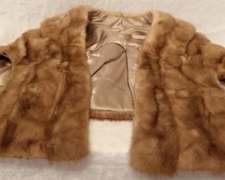 Vintage fur shawl