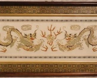 Asian silk w/ dragons