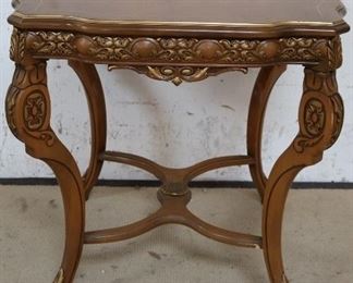 Fancy carved accent table