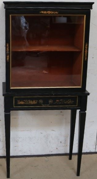 Regency curio cabinet