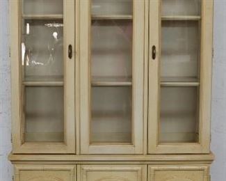 Painted china cabinet
