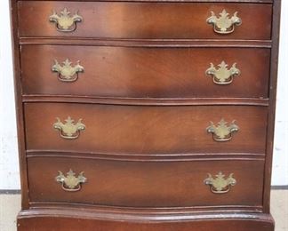 Bow front chest