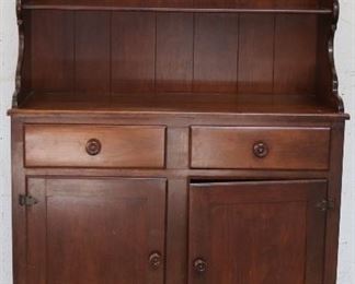 Mahogany dish cupboard