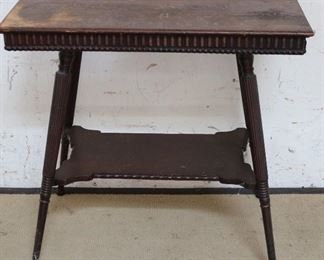 Oak parlor table
