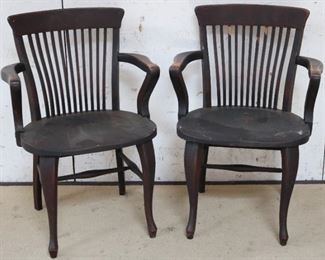 Vintage oak chairs
