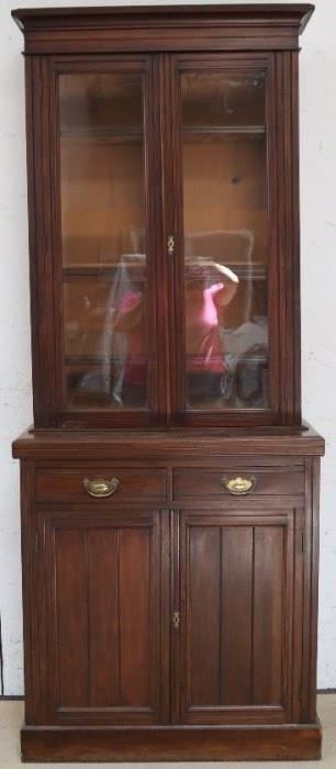 English 2 part bookcase