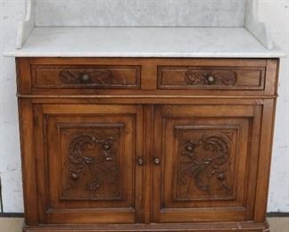 Victorian marble top washstand