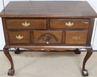 Chippendale lowboy
