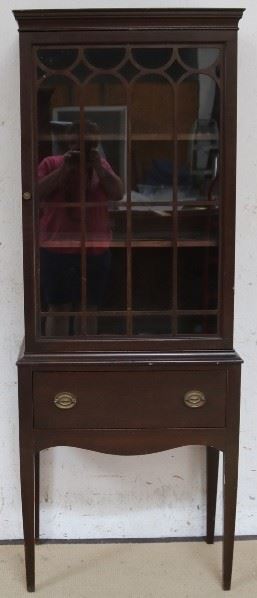 Petite curio cabinet