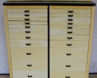Vintage dental cabinet