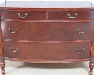 2 Over 2 bow front chest