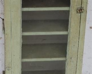 Painted one door cupboard