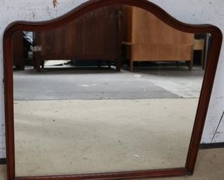 Mahogany mirror