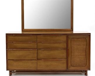 Mid century modern dresser w/ mirror