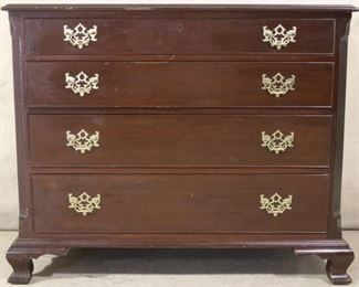 4 Drawer chest on bracket foot