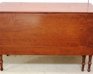 Turned leg drop leaf table