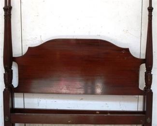 Mahogany poster bed