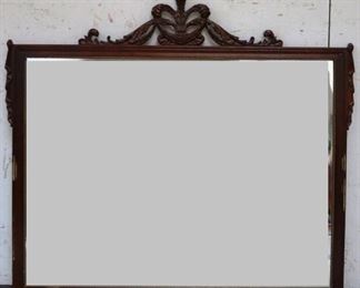 Mahogany mirror