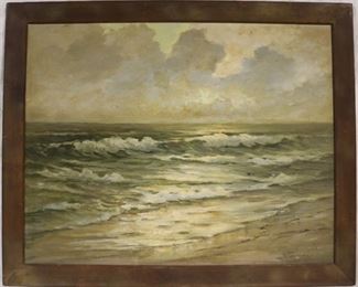 Artist signed early seascape