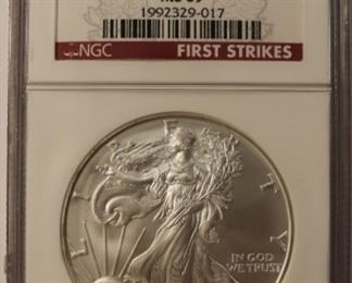 graded silver dollar