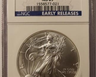 graded silver dollar