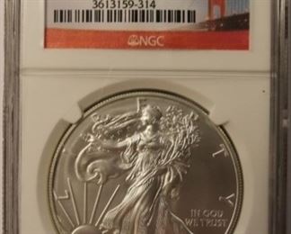graded silver dollar