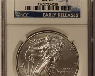 graded silver dollar