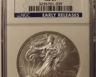 graded silver dollar