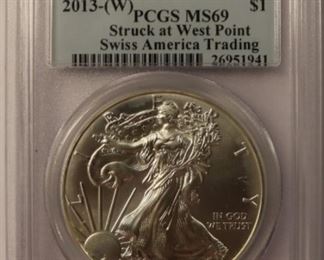 graded silver dollar