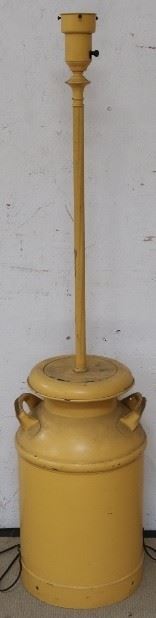 Milk can lamp
