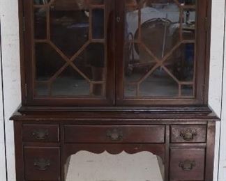 Queen Anne china cabinet by Tomlinson