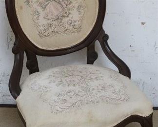 Victorian carved chair