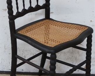 Cane seat chair