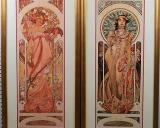 Champagne ads giclee by Alphonso Mucha