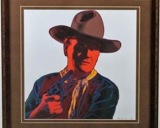John Wayne Giclee by Andy Warhol