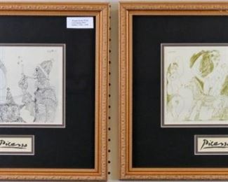 1969 Picasso Erotics COA on Back